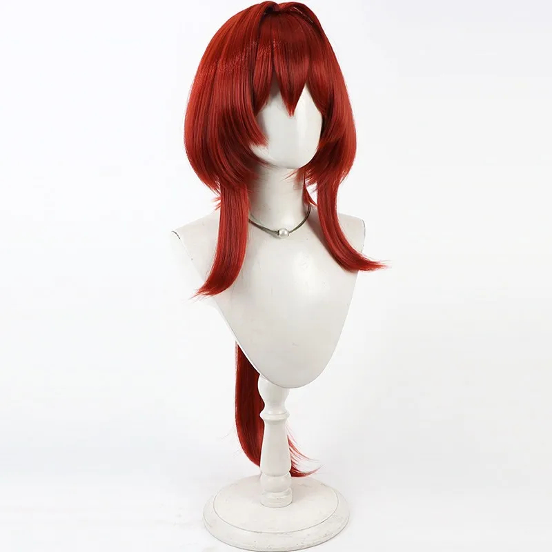 Anime Cosplay Red Hair - KK56Game Arknights: Endfield Cosplay Laevatain Red