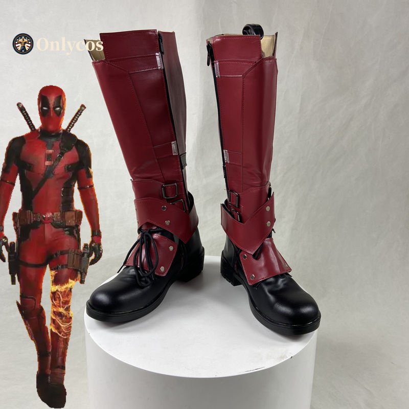 Anime Cosplay Party - Deadpooling 3 Cosplay Boots Roleplay Fantasy