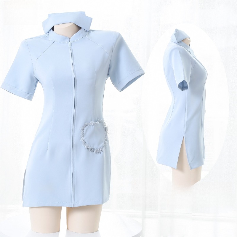 Anime Cosplay Nurse - Anime Nurse Cosplay Costume Cute Blue