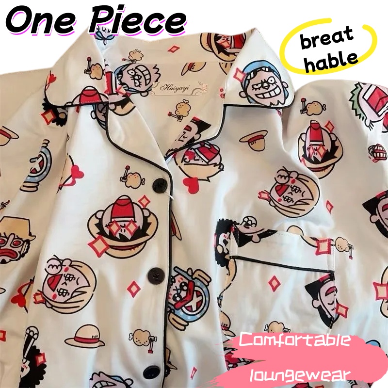 Anime Zoro Cosplay Female - One Piece Couple Pajamas Female Spring