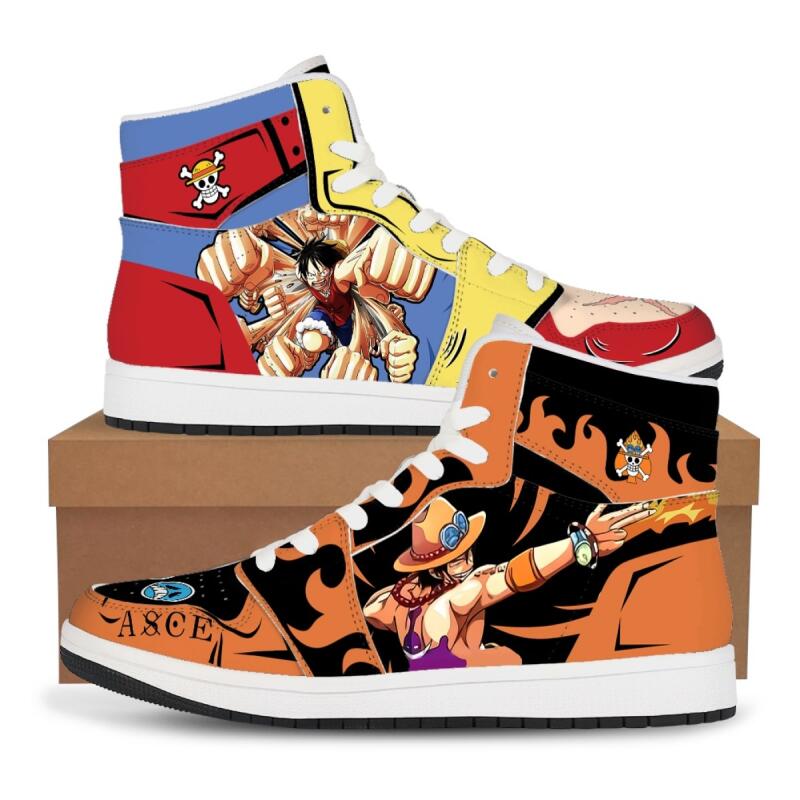 Anime Zoro Cosplay Female - One Piece Anime High Top Shoes