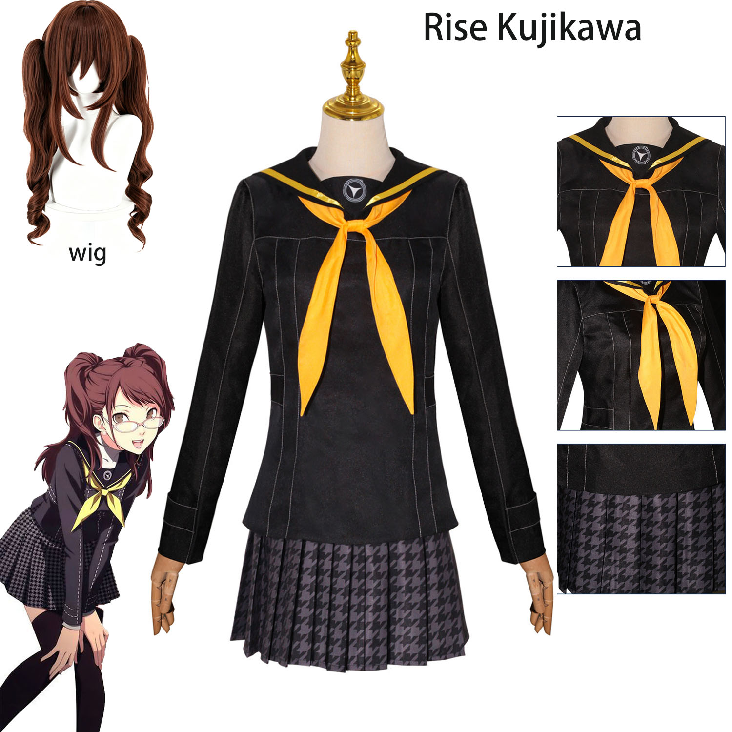 Cosplay Duo Anime - Game Persona 4 Golden Rise Kujikawa