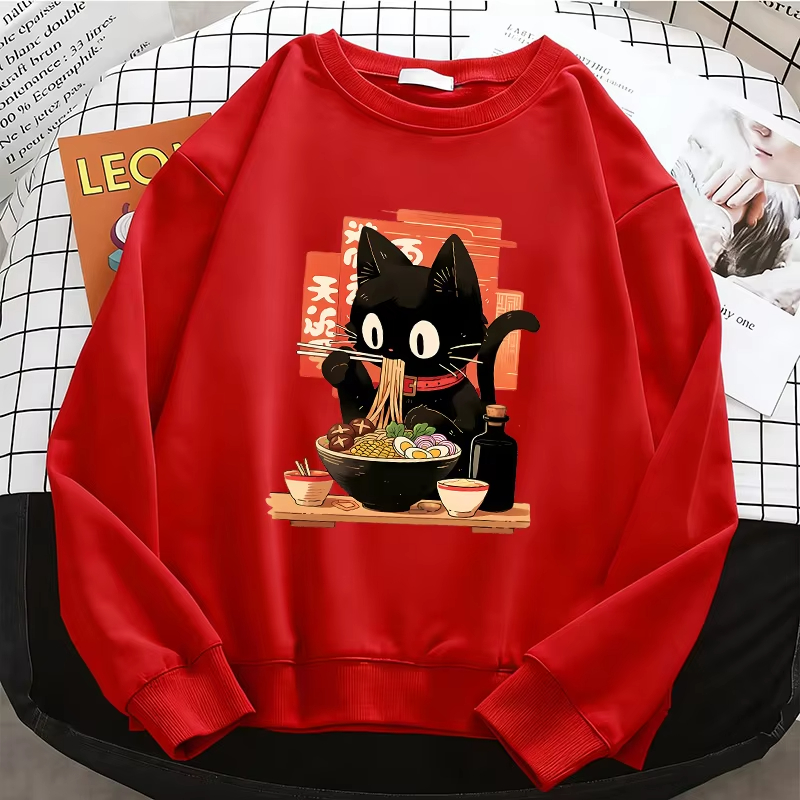 Anime & Cosplay Expo Acx 2025 - Funny Black Lamian Noodles Cat Japanese