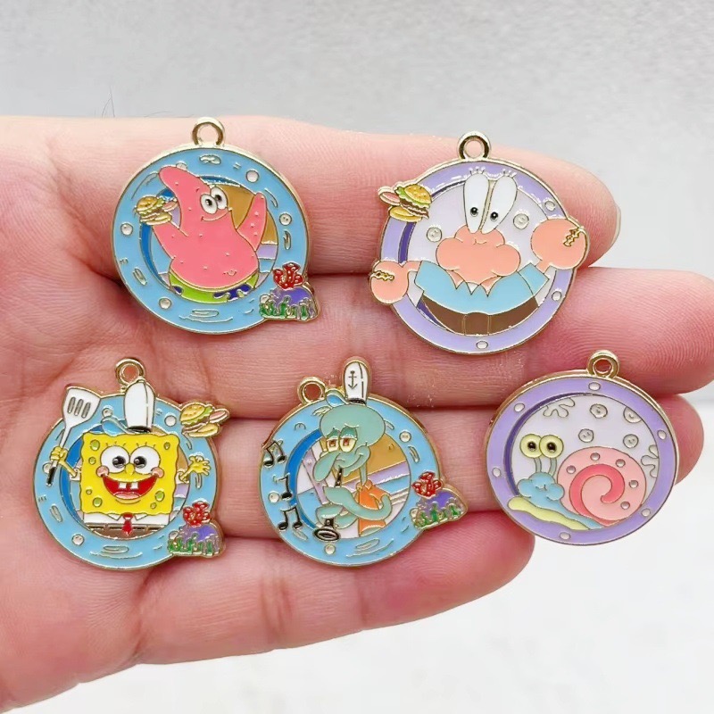 Anime & Cosplay Expo Acx 2025 - 10pcs cartoon anime alloy oil drop