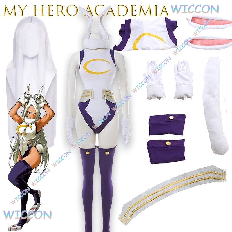 Anime Cosplay Bunny - wona@MyHero Acade Mia Miruko Cosplay Costume