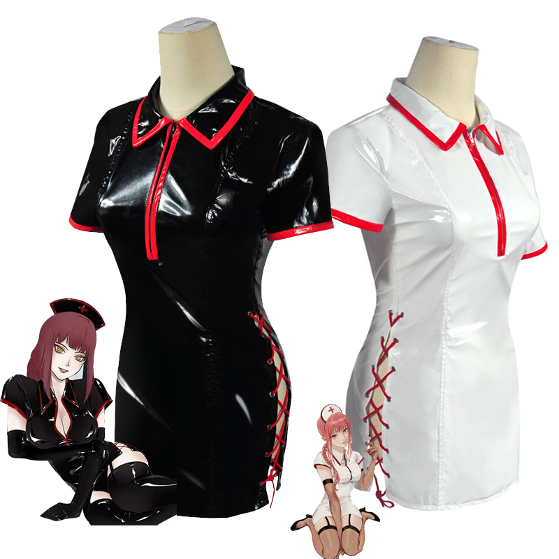 Anime Cosplay Nurse - Anime Chainsaw Man Cosplay Costume Makima