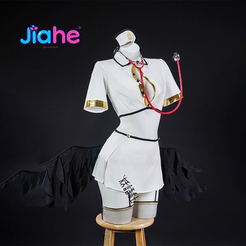 Anime Cosplay Nurse - Anime Overlord albedo Cosplay Costume New