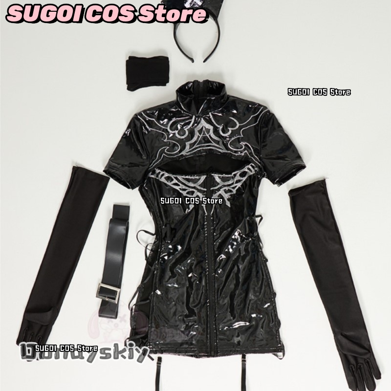 Anime Cosplay Nurse - SUGOI@NieRut omata 2B Gothic Nurse Costume