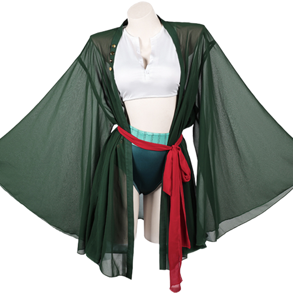 Pirate Lady Roronoa Of Zoro Sw - Anime Zoro Cosplay Female 评论和价格