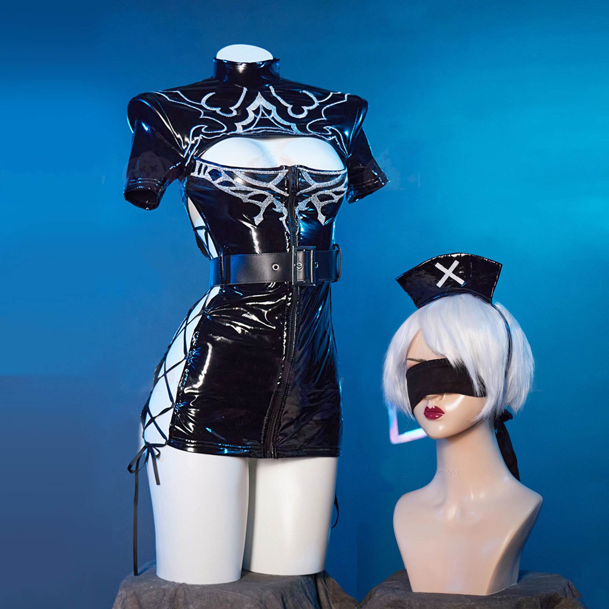 NieR:Automata 2B Cosplay Costu - Anime Cosplay Nurse 评论和价格