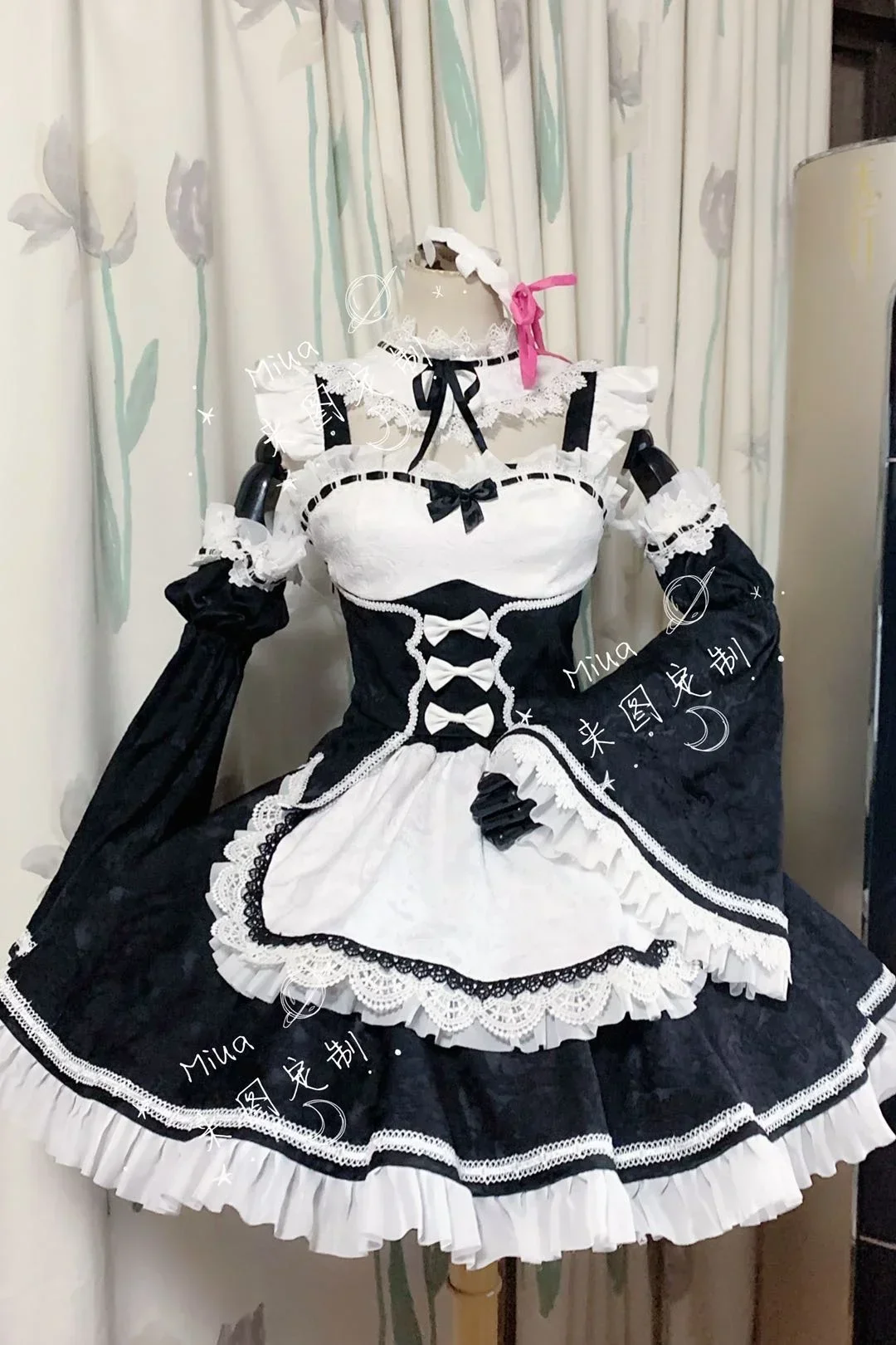 New Anime Maid Rem Cosplay Cos - Re Zero Rem Wig 评论和价格