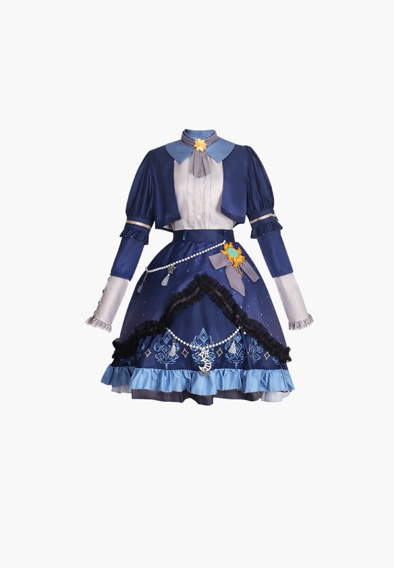 2025 PJSK Stars Colorful Dress - Cosplay Anime Women 评论和价格