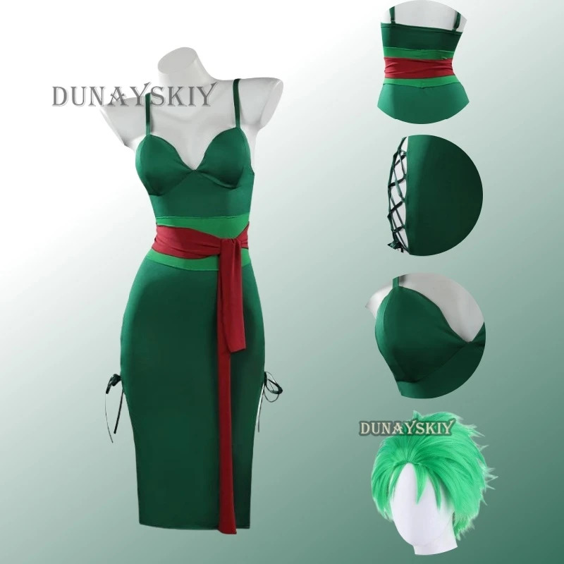 Anime Roronoa Zoro Cosplay Cos - Anime Zoro Cosplay Female 评论和价格