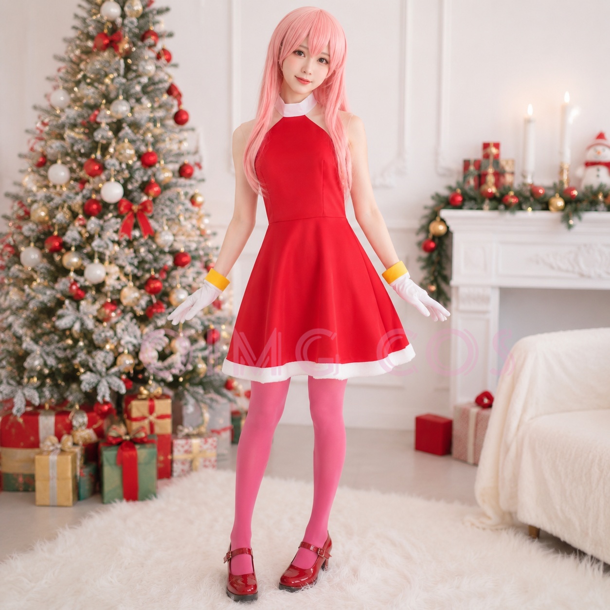 Amy Rose Cosplay Costume Adult - Anime Cosplay Party 评论和价格