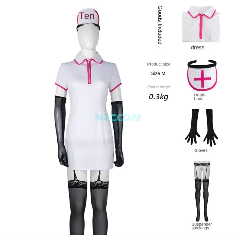 Anime Chainsow Man Cosplay Cos - Anime Cosplay Nurse 评论和价格