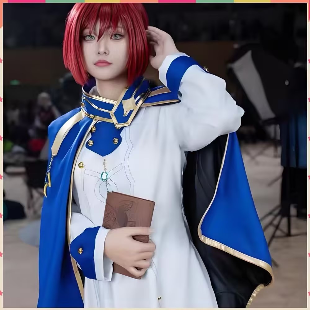 Shirayuki Cosplay Costumes Ani - Anime Cosplay Red Hair 评论和价格