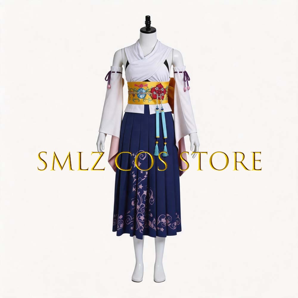 Smlz FFX Yuna Cosplay Anime FF - Anime Cosplay Party 评论和价格