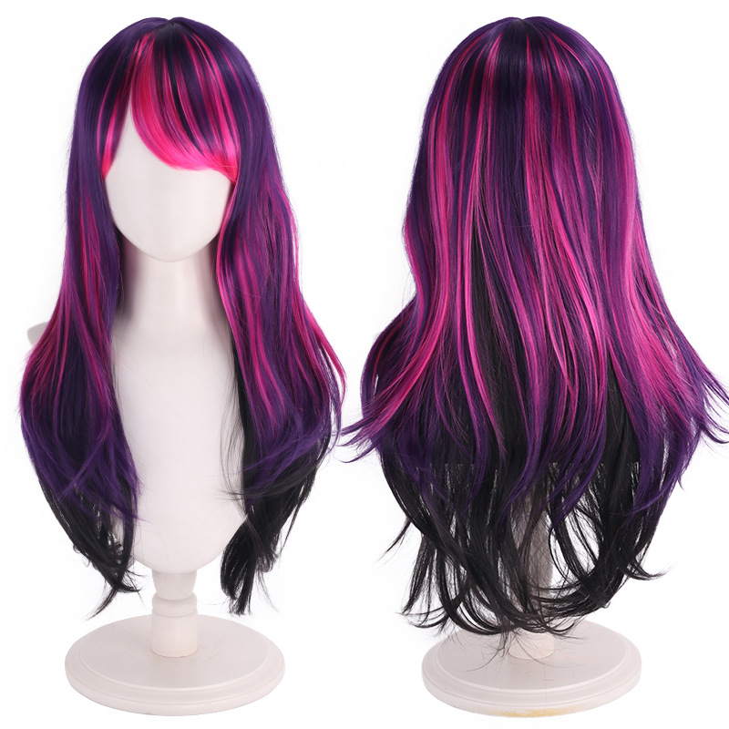 Cos wig purple gradient foal h - Anime Cosplay Recommendations 评论和价格