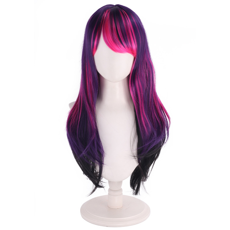 Cos wig purple gradient foal h - Anime Cosplay Recommendations 评论和价格
