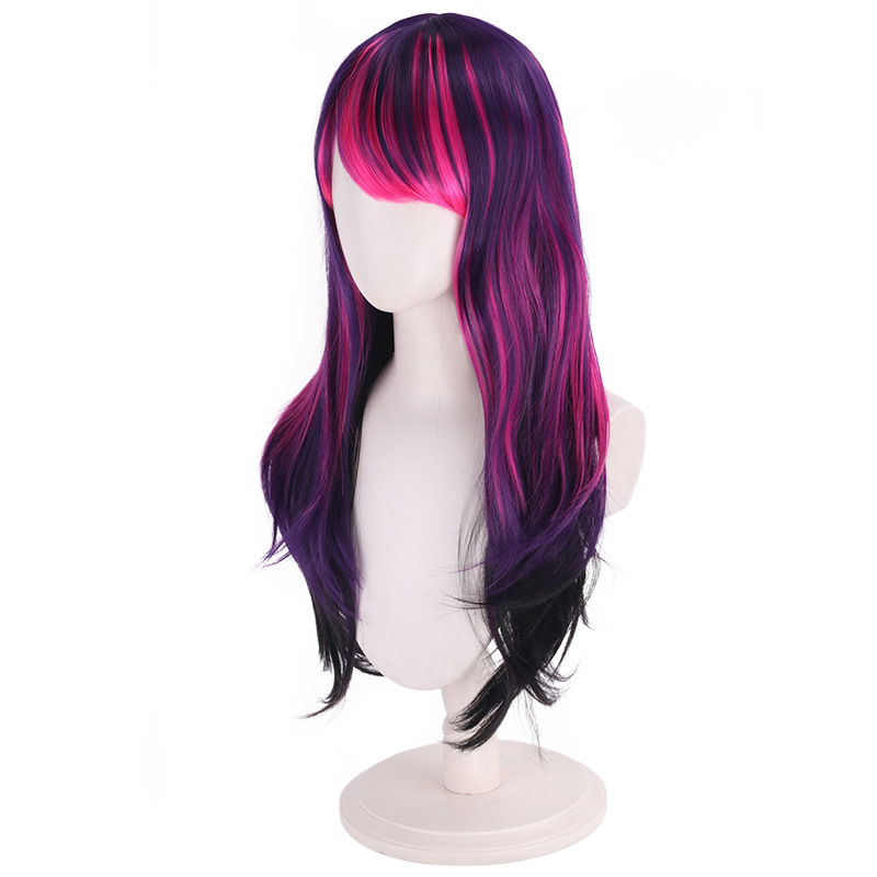Cos wig purple gradient foal h - Anime Cosplay Recommendations 评论和价格