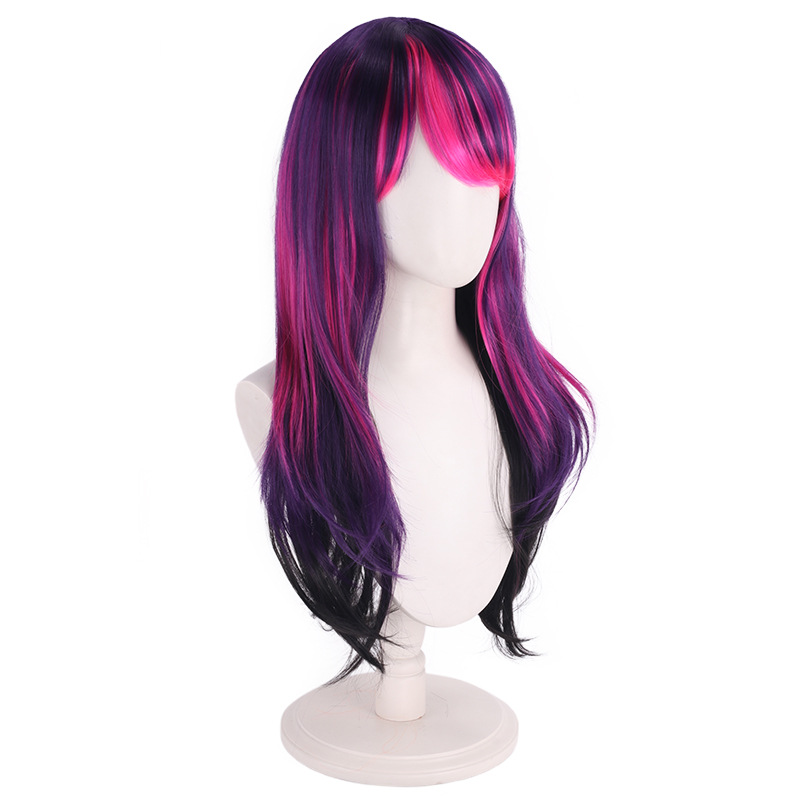 Cos wig purple gradient foal h - Anime Cosplay Recommendations 评论和价格