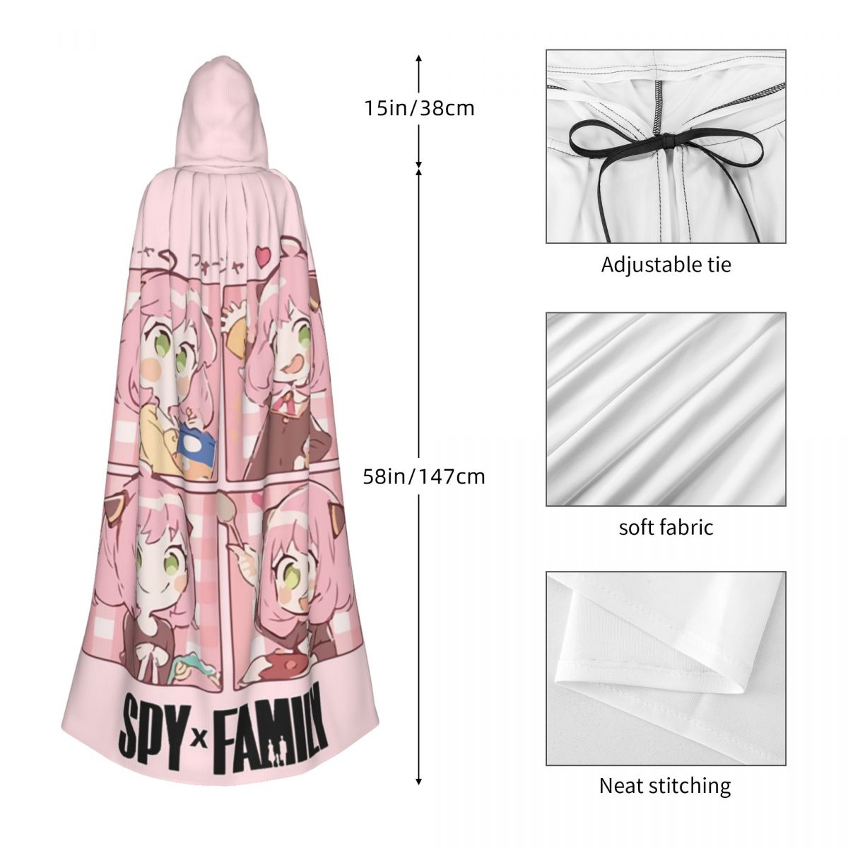 Spy X Family Anya Forger Long  - Anime Cosplay Anya 评论和价格