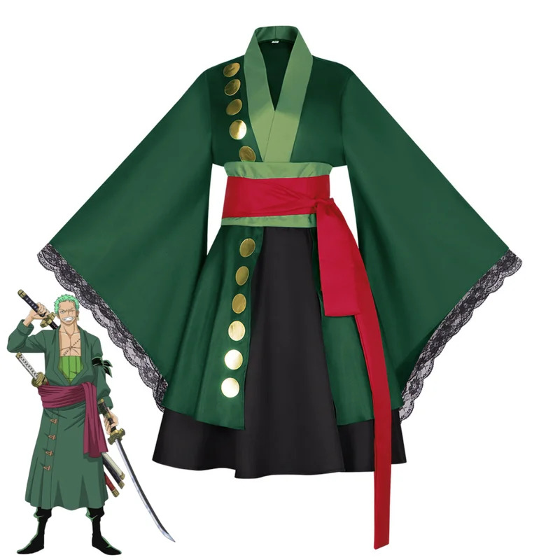 Anime Roronoa Zoro Cosplay Cos - Anime Zoro Cosplay Female 评论和价格