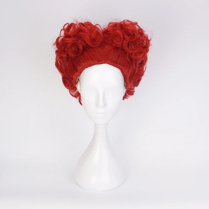 Alice Red Queen Cosplay Wig Qu - Anime Cosplay Red Hair 评论和价格
