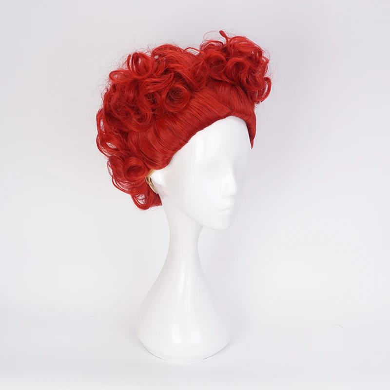 Alice Red Queen Cosplay Wig Qu - Anime Cosplay Red Hair 评论和价格