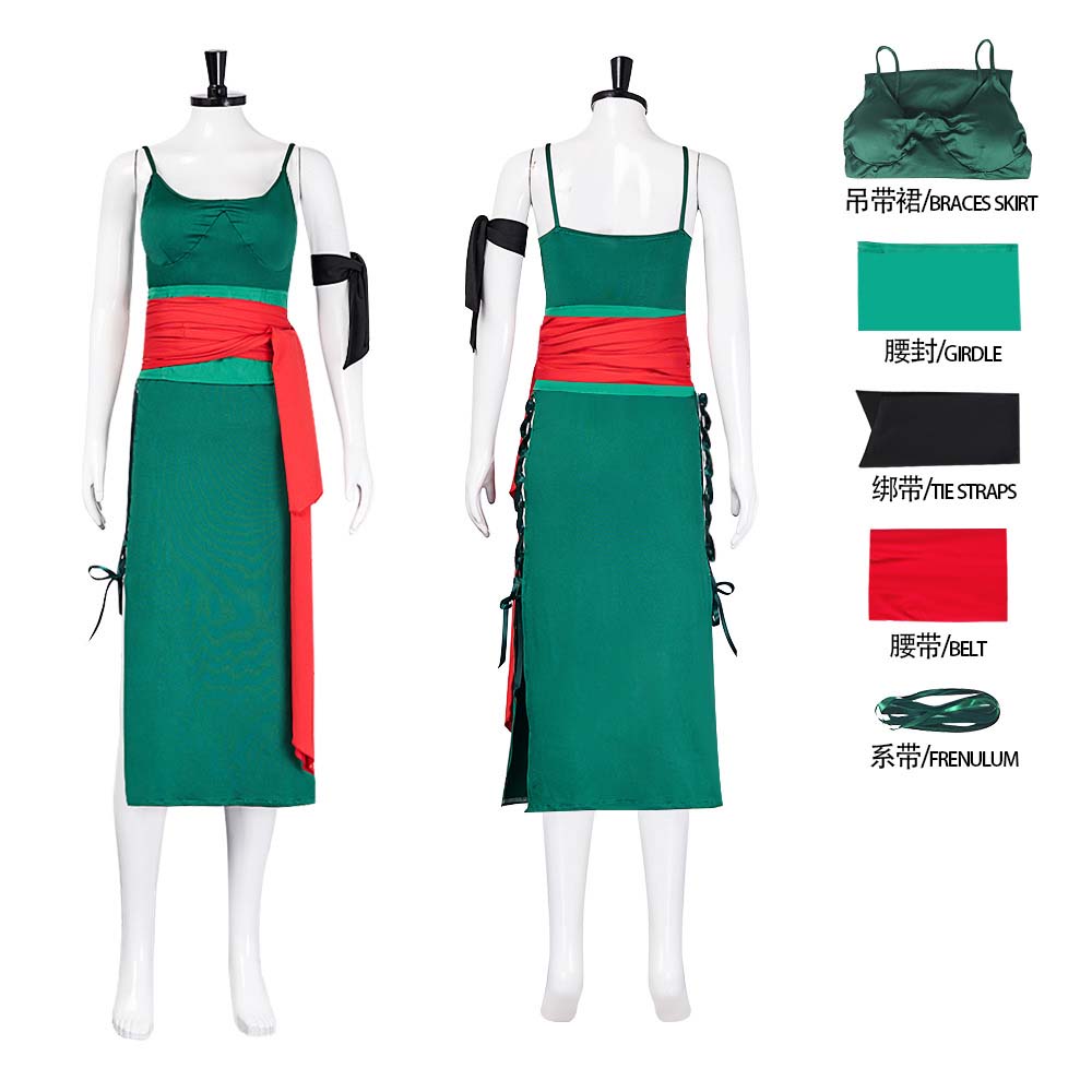 Adult Female Anime Roronoa Zor - Anime Zoro Cosplay Female 评论和价格