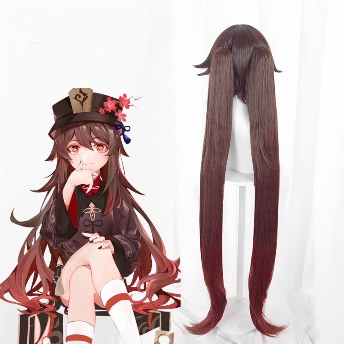 Genshin Impact Hu Tao Cosplay  - Cosplay Duo Anime 评论和价格