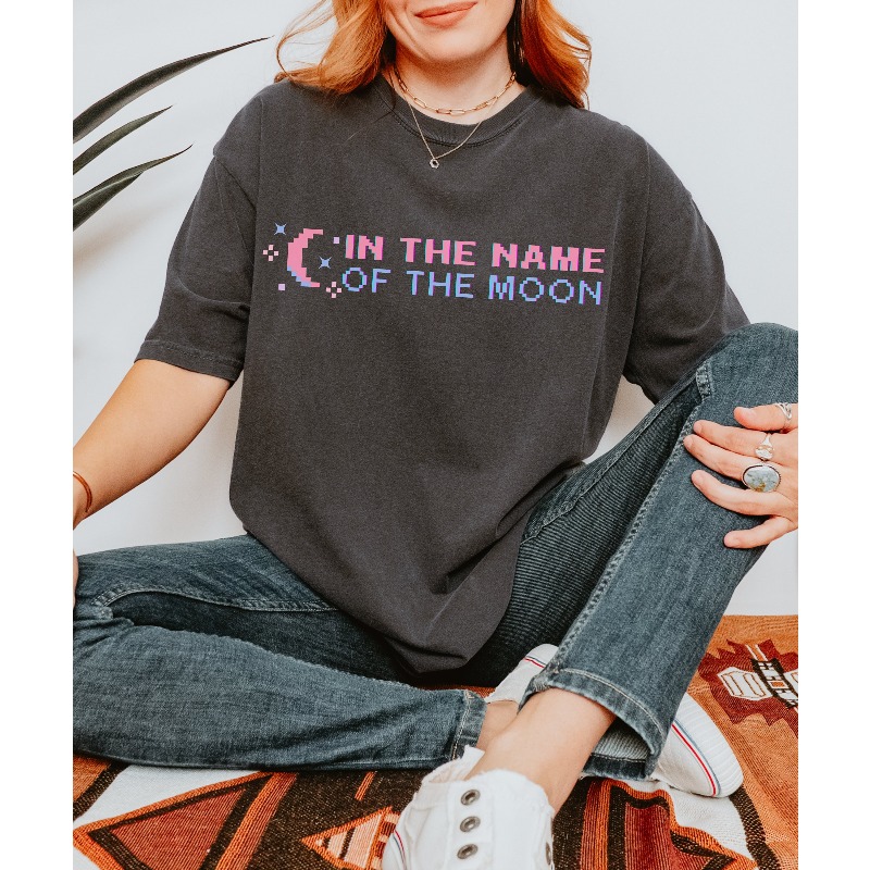 In The Name of The Moon T-shir - Anime Cosplay Girl Name 评论和价格