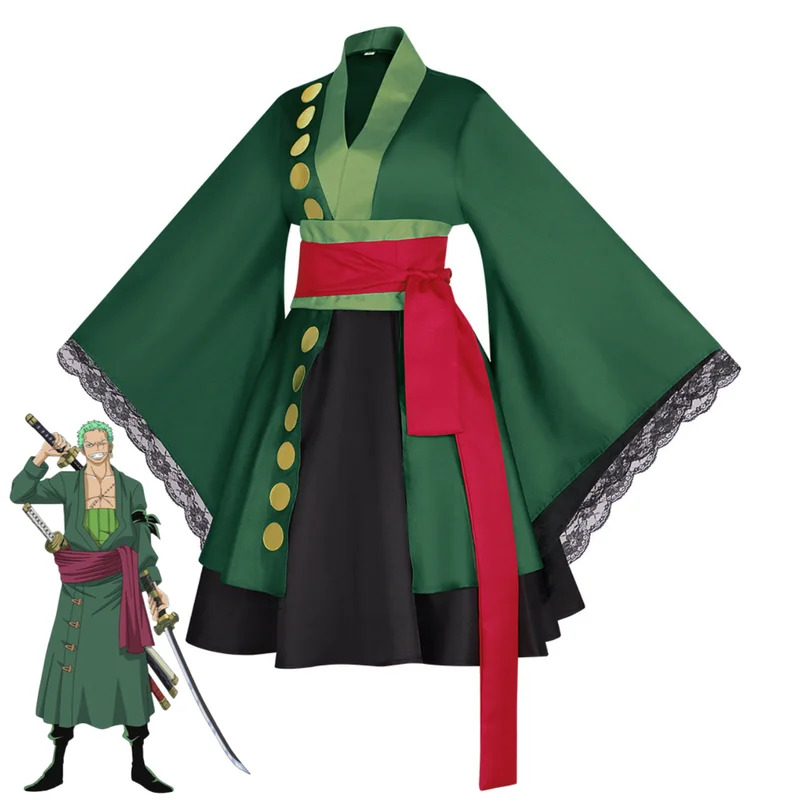 2025 aaa Anime Roronoa Zoro Co - Anime Zoro Cosplay Female 评论和价格