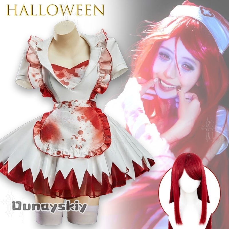 OHaYo%Bloody Nurse Fanart Hall - Anime Cosplay Nurse 评论和价格
