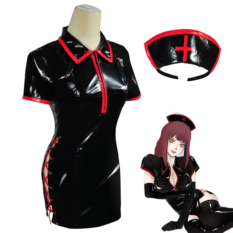 Anime Chainsaw Man Cosplay Cos - Anime Cosplay Nurse 评论和价格