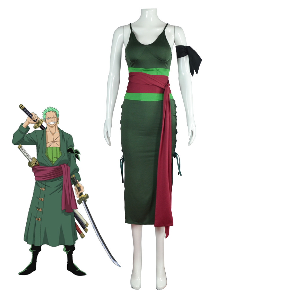 Anime Roronoa Zoro Cosplay Cos - Anime Zoro Cosplay Female 评论和价格