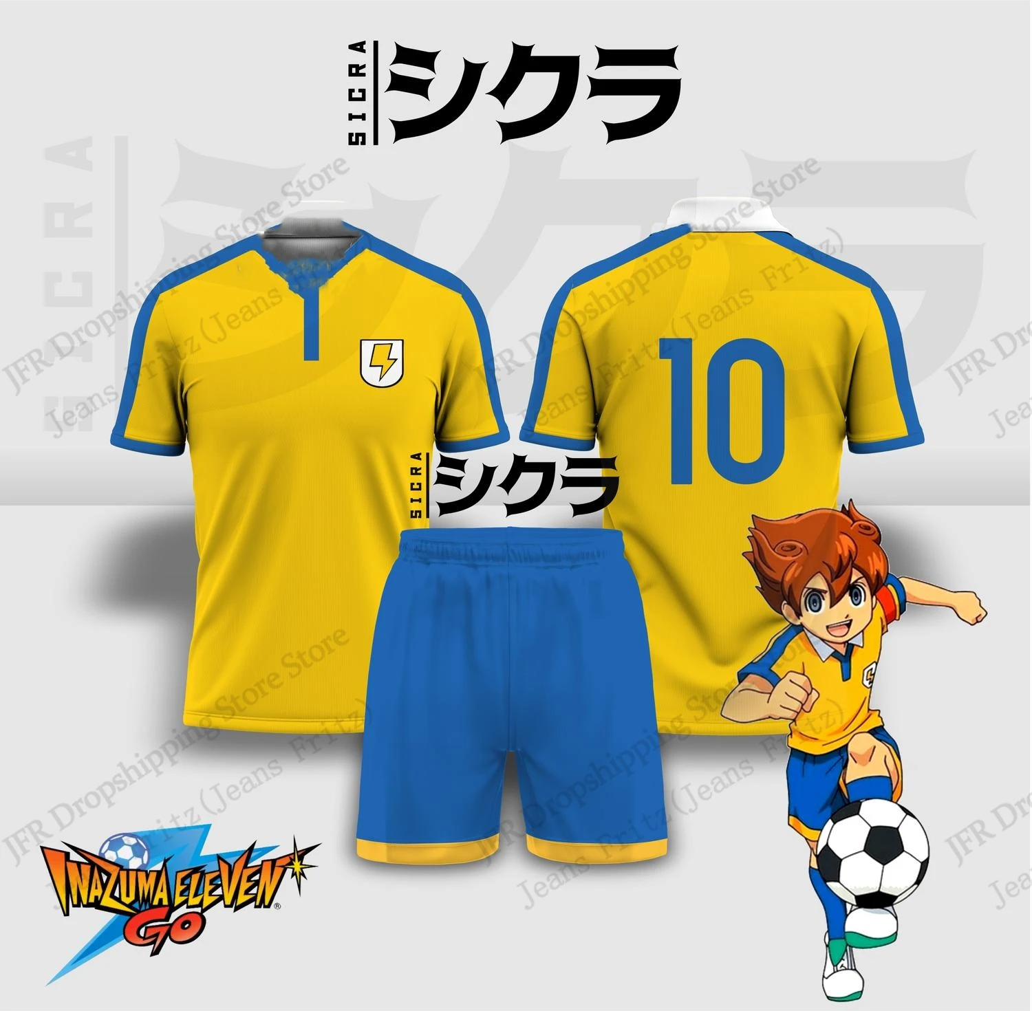 Jersey Set Jersey Inazuma Elev - Anime & Cosplay Expo Acx 2025 评论和价格