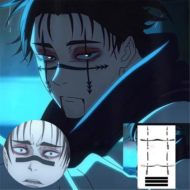 Choso Tattoo Sticker Anime Juj - Jujutsu Kaisen Uniform 评论和价格