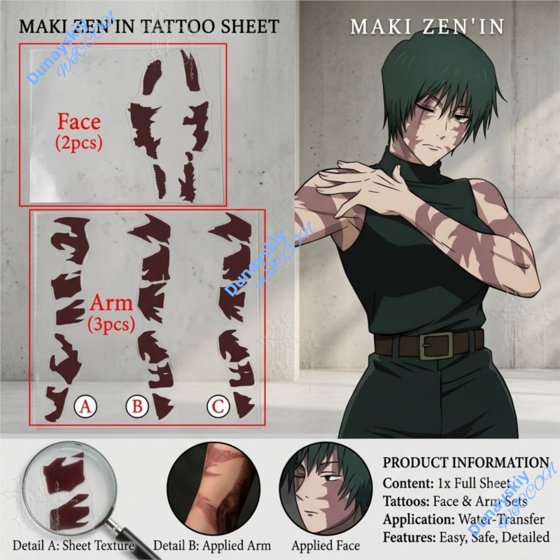 Anime Jujutsu Kaisen Zenin Mak - Anime Cosplay Jujutsu Kaisen 评论和价格