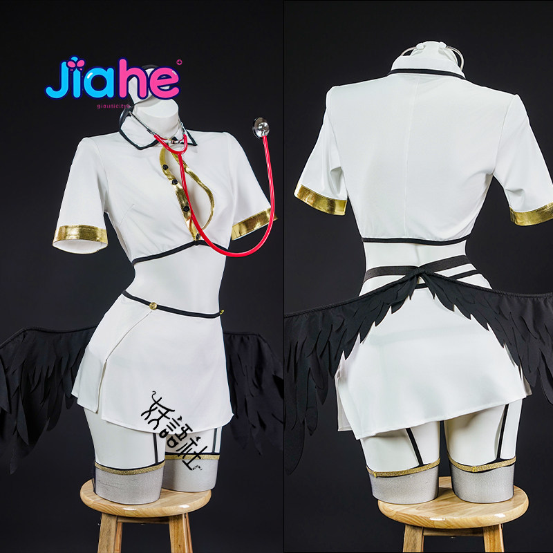 Anime Overlord albedo Cosplay  - Anime Cosplay Nurse 评论和价格
